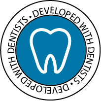ikon med teksten developed with dentists